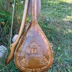 #215 Gusle with eagle (Njegos, The Mausoleum on Lovćen)
