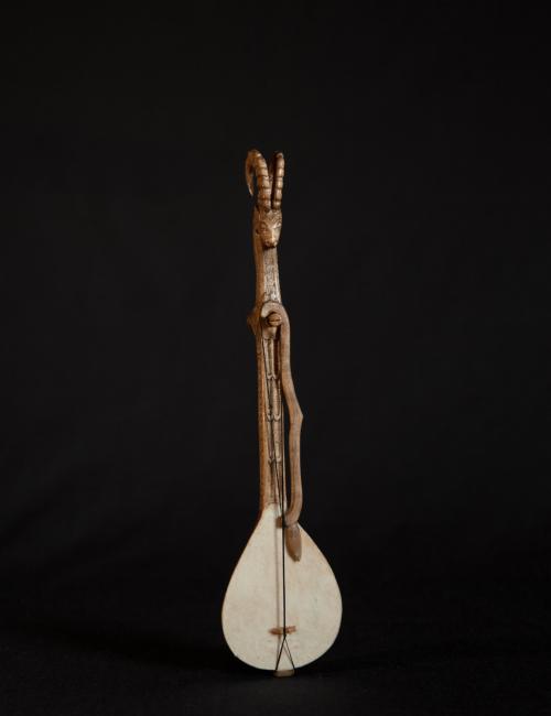 Gusle souvenir with goat (about 25 cm)