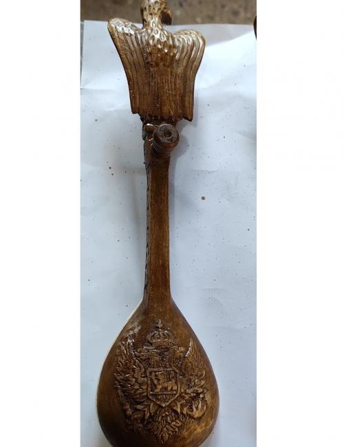 Suvenir gusle sa orlom pogled na stranu (oko 30 cm) grb CG