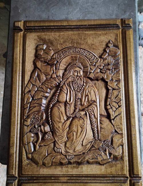 Sveti Ilija ikona - duborez
